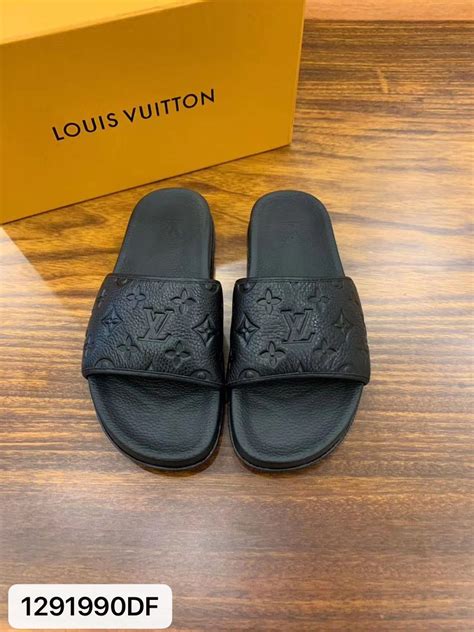 fur louis vuitton slides|louis vuitton monogram sliders.